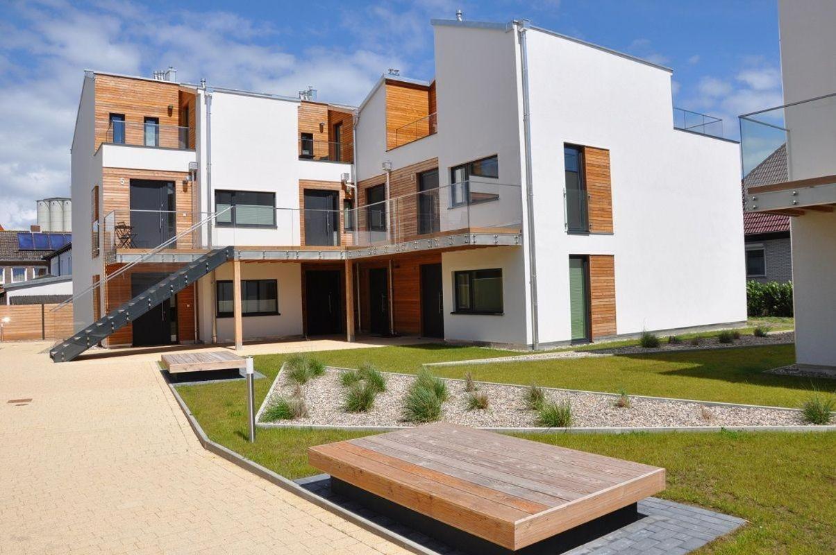 Haus-Wilhelmsplatz-Wohnung-Heimathafen Heiligenhafen Exterior foto